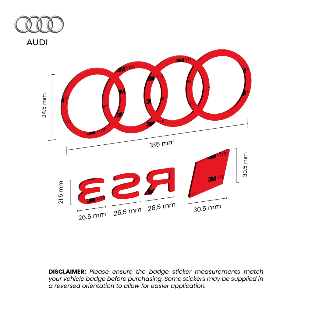 Audi RS3 Tape