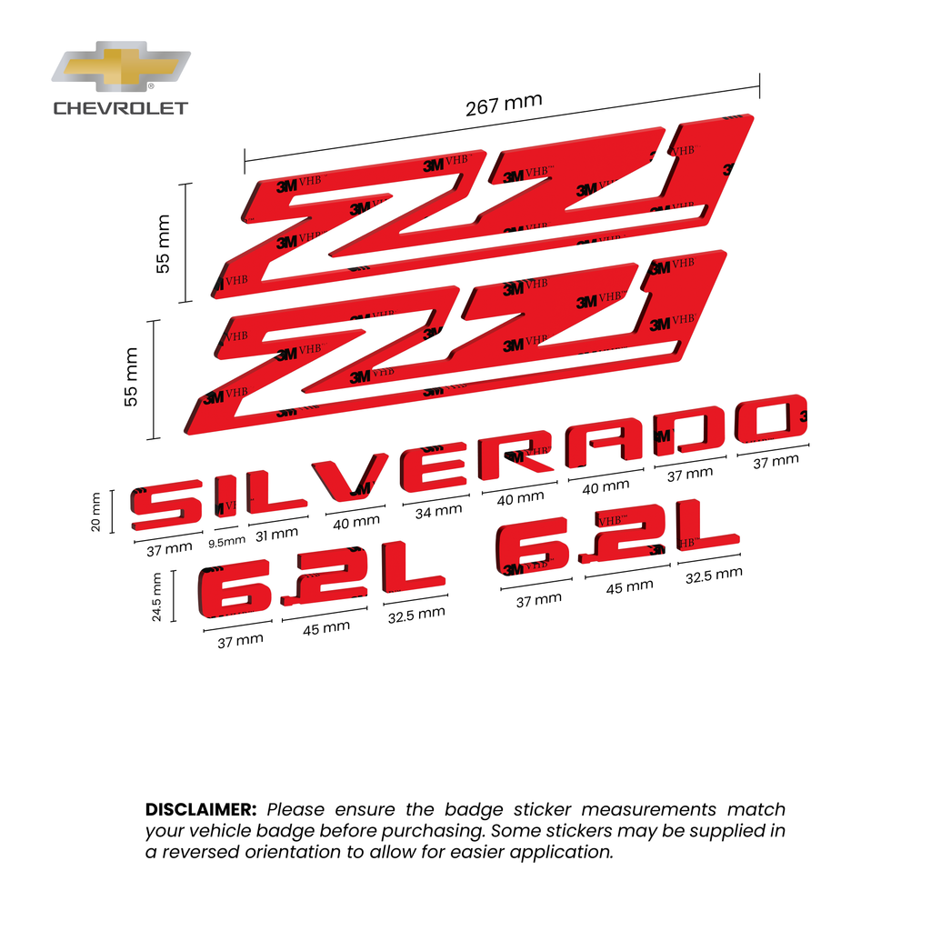Chevrolet Silverado Tape