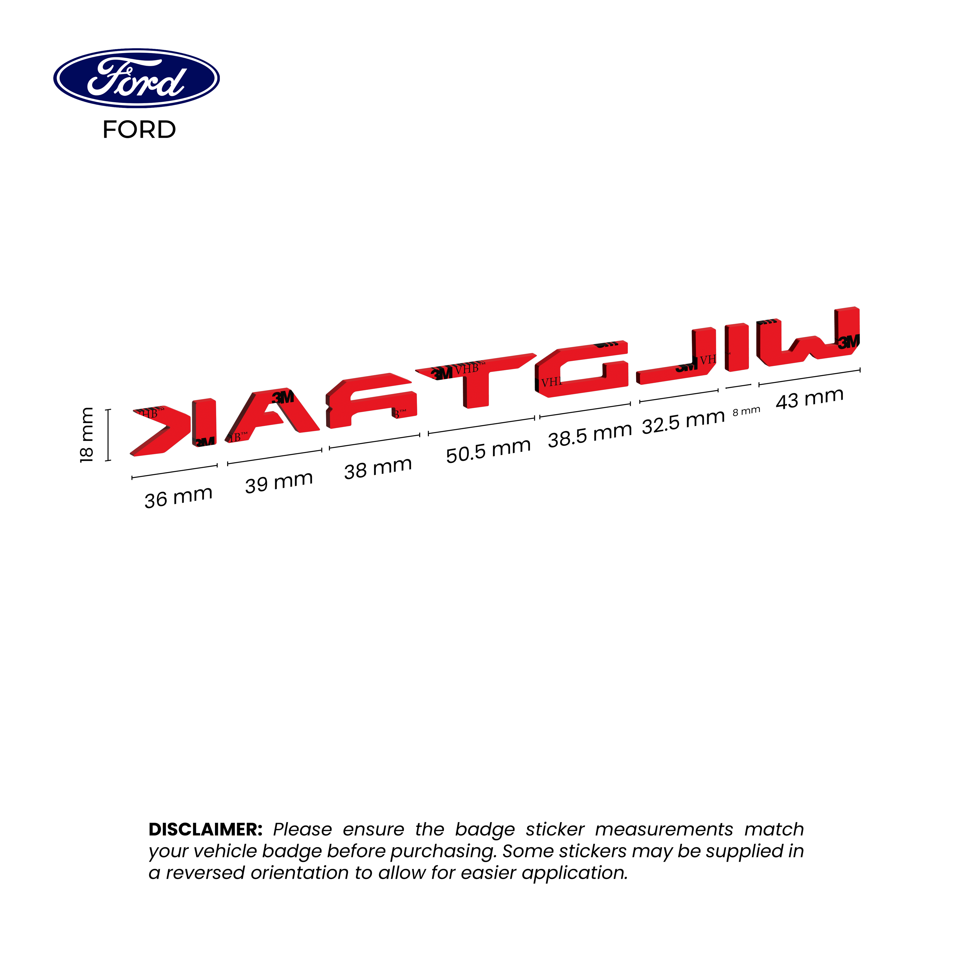 Ford Wildtrak Tape