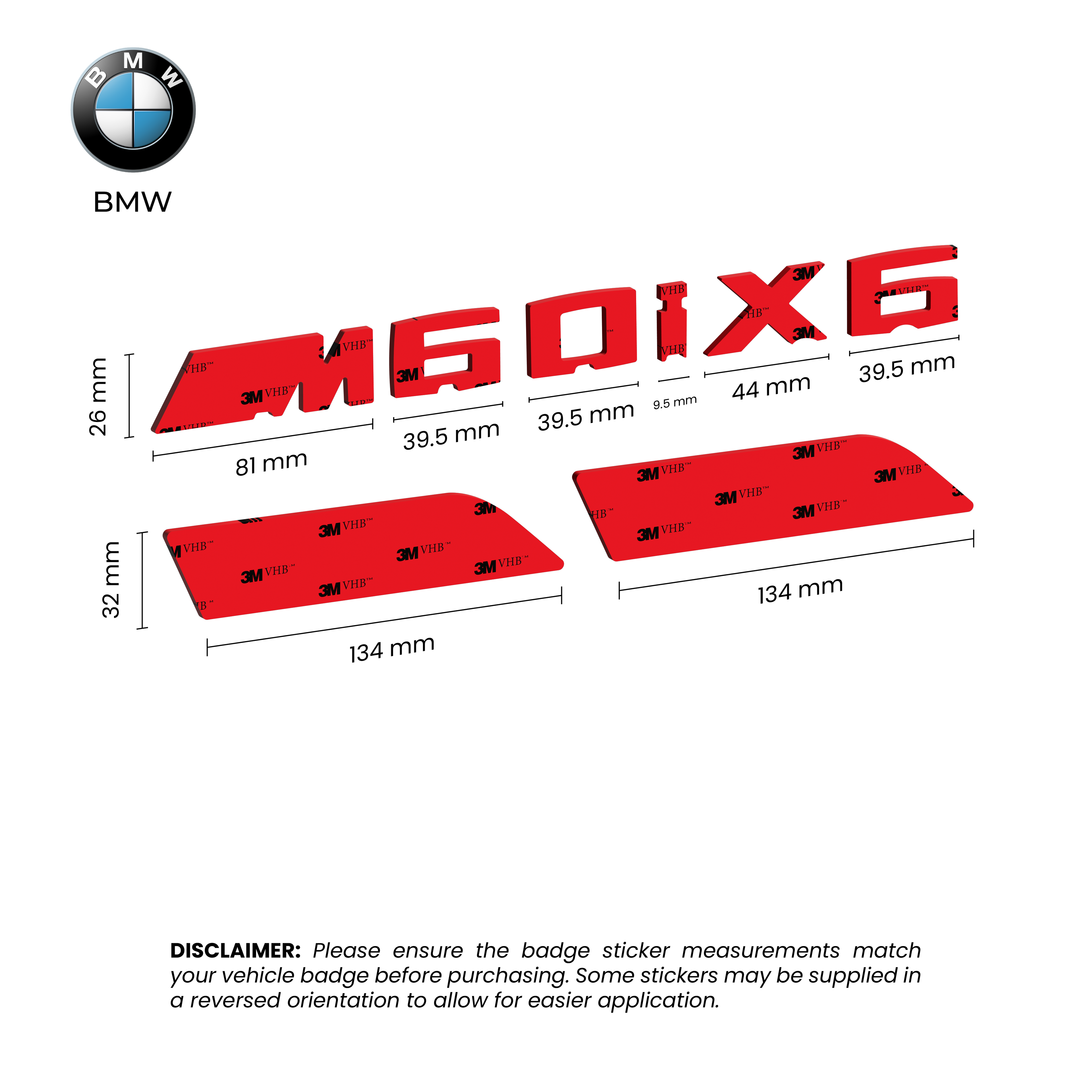 BMW X6 M60i Tape