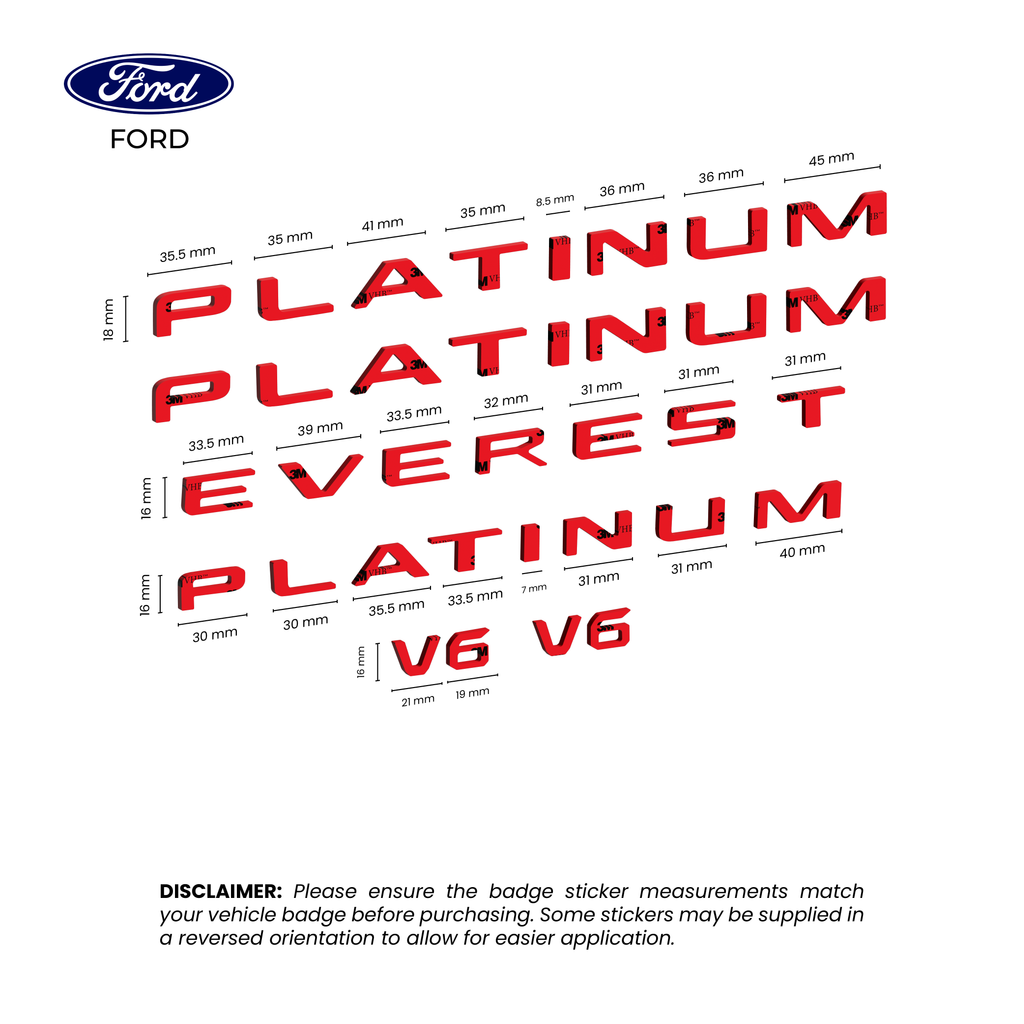 Ford Platinum Everest Tape