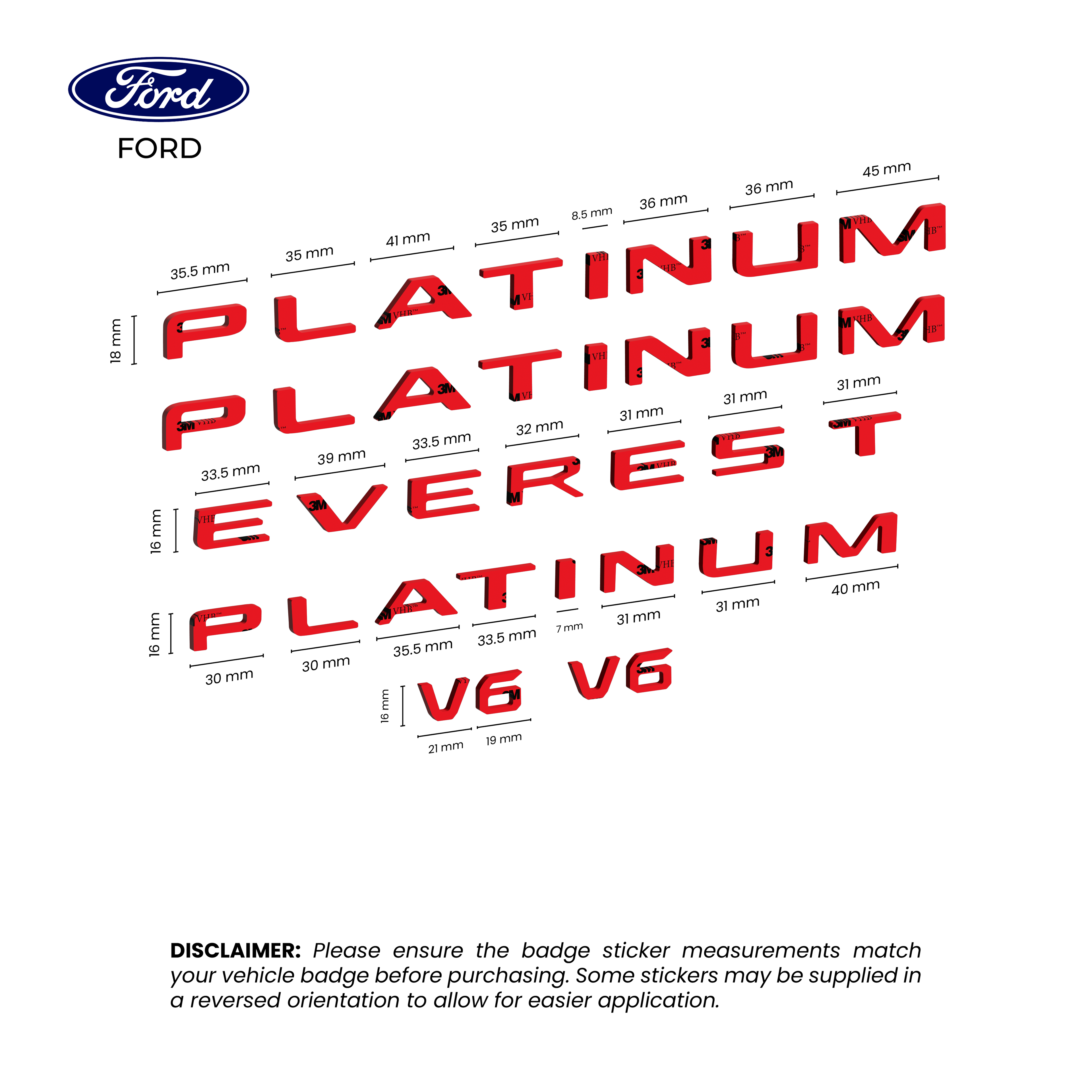 Ford Platinum Everest Tape