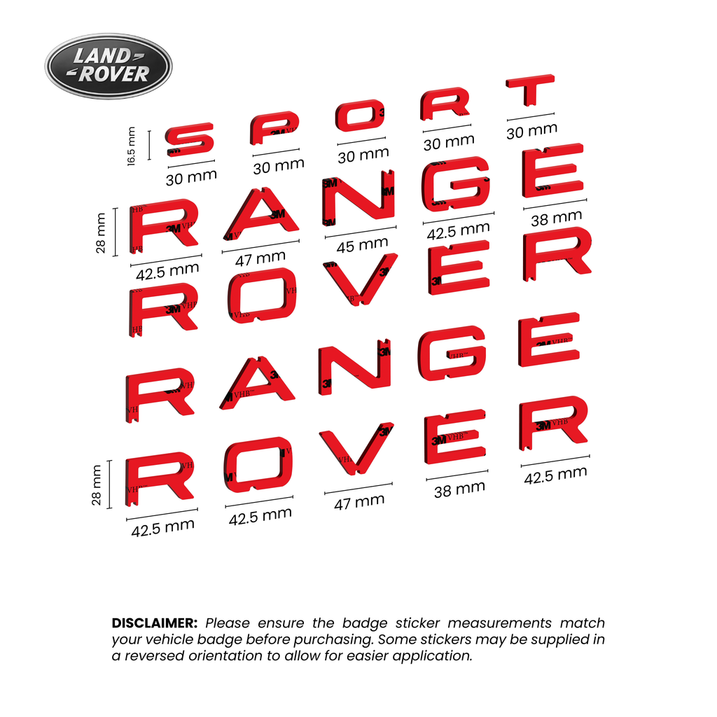 Land Rover Range Rover Sport Tape