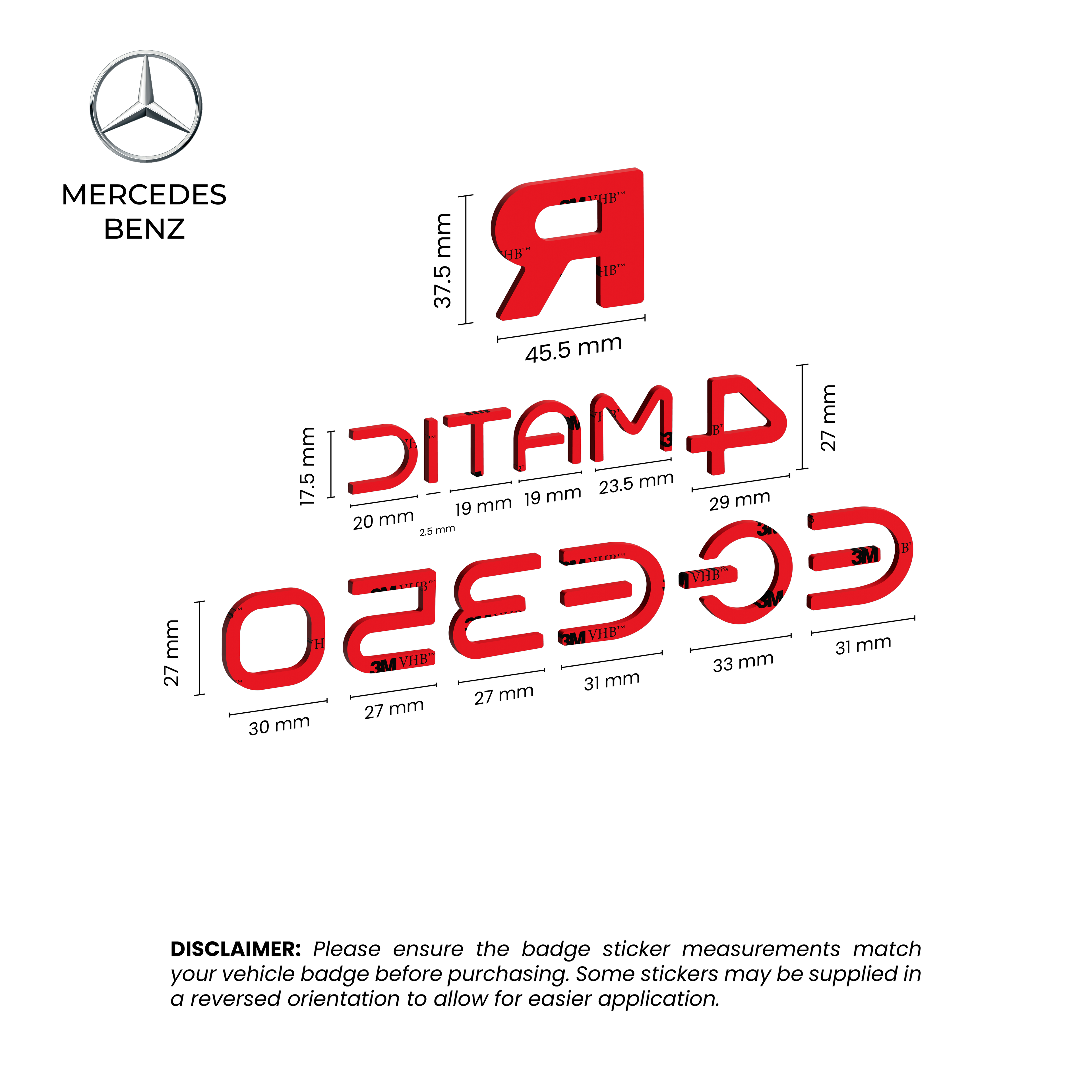 Mercedes-Benz E-Class E350 Tape