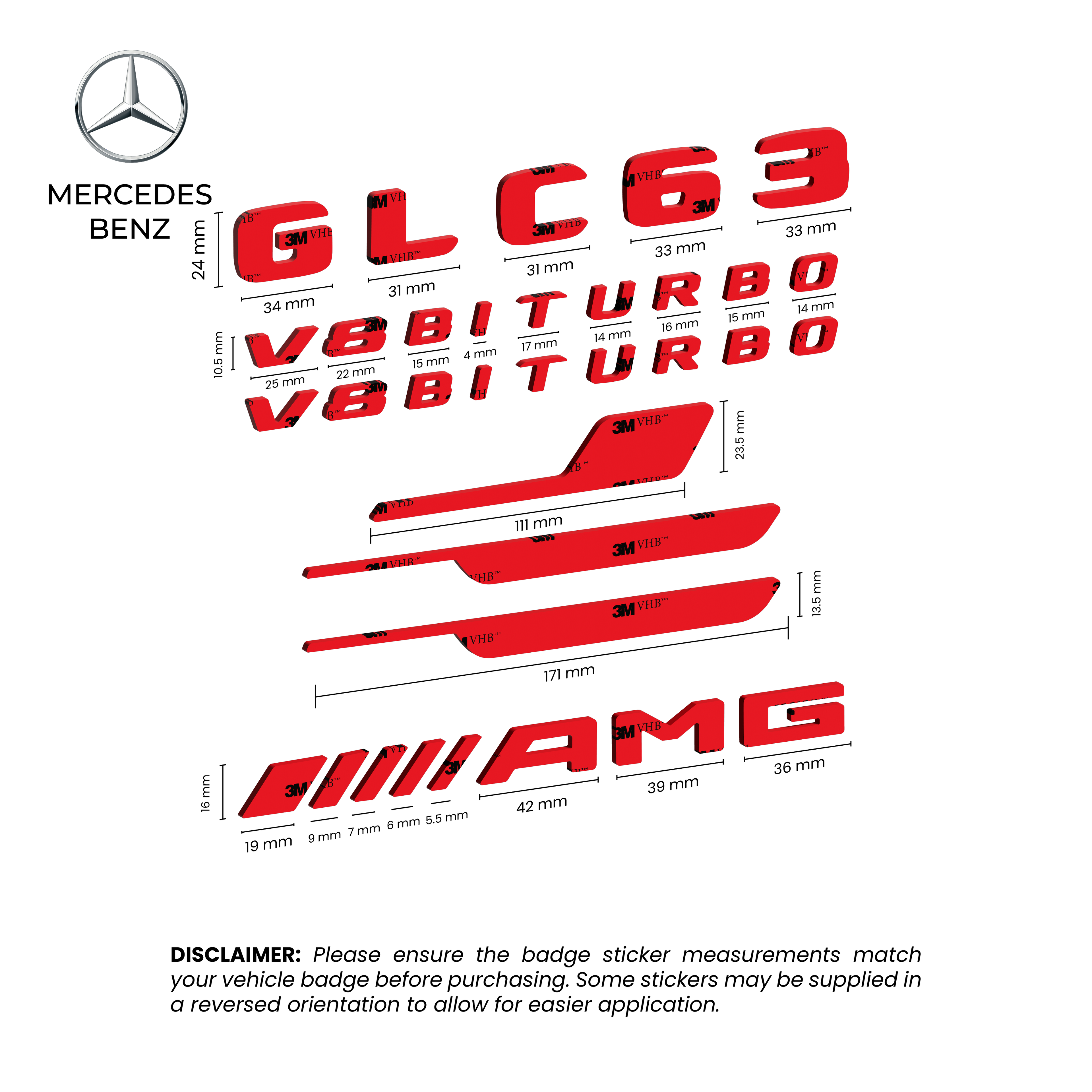 Mercedes-Benz GLC-Class GLC63 Tape