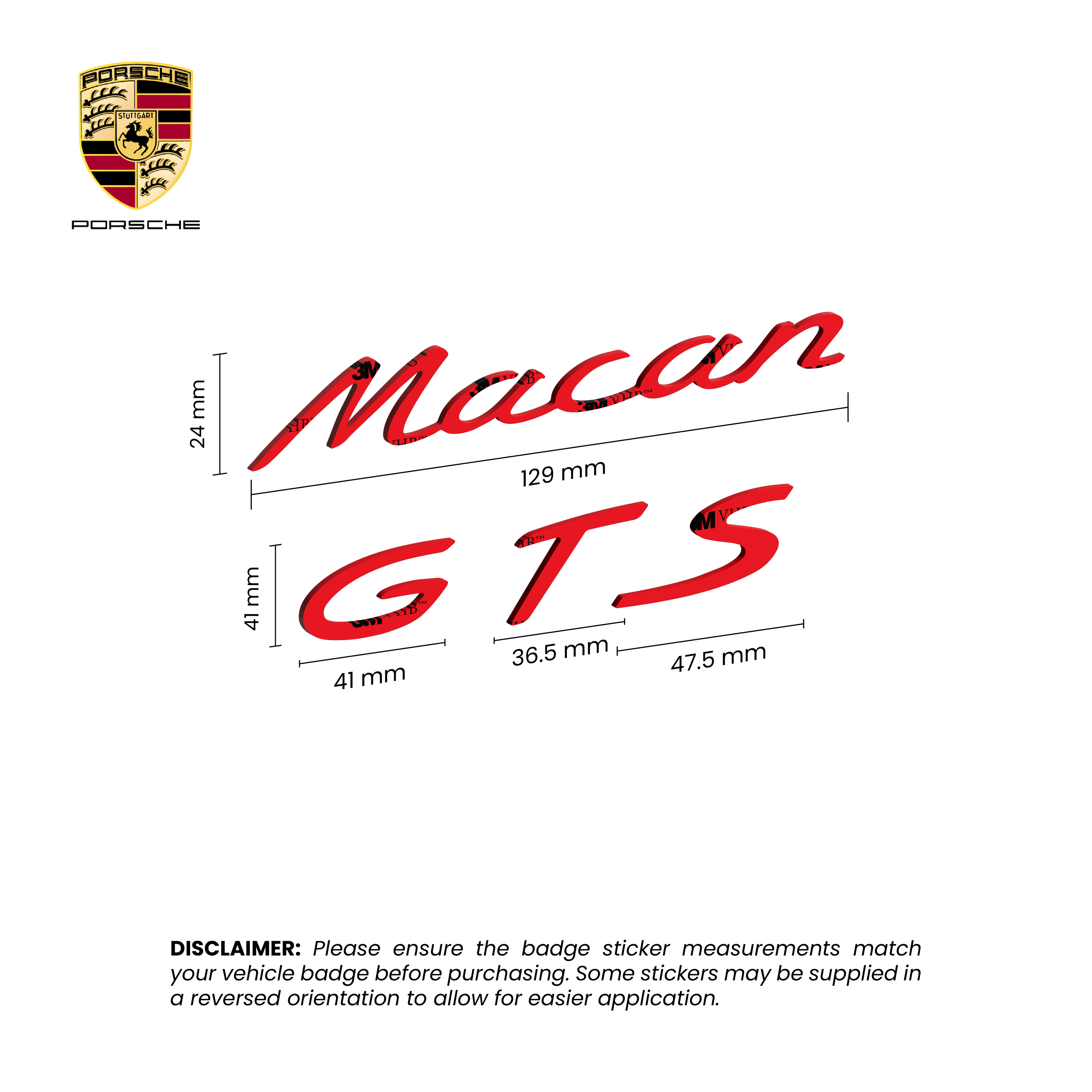 Porsche Macan GTS Tape