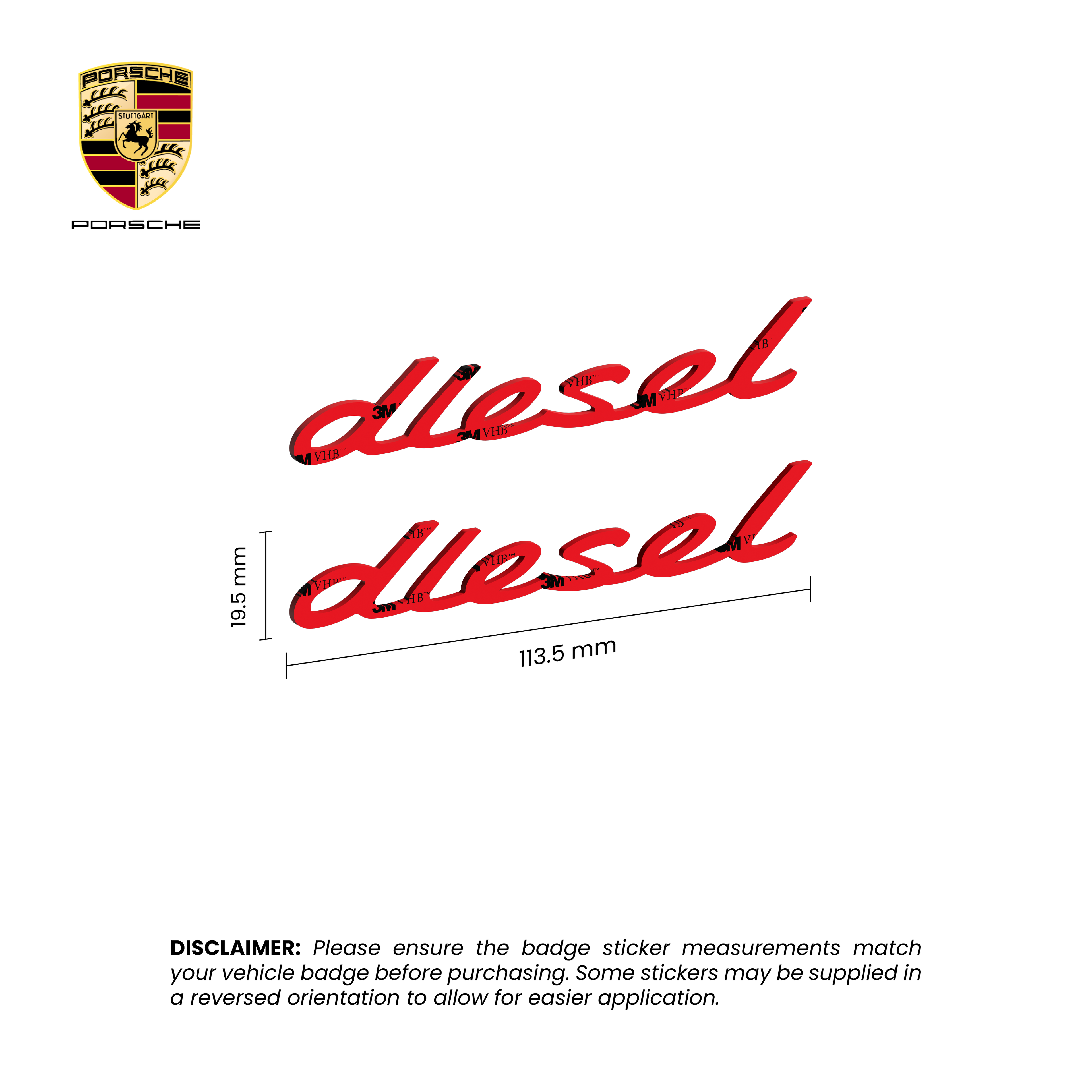 Porsche Diesel Tape