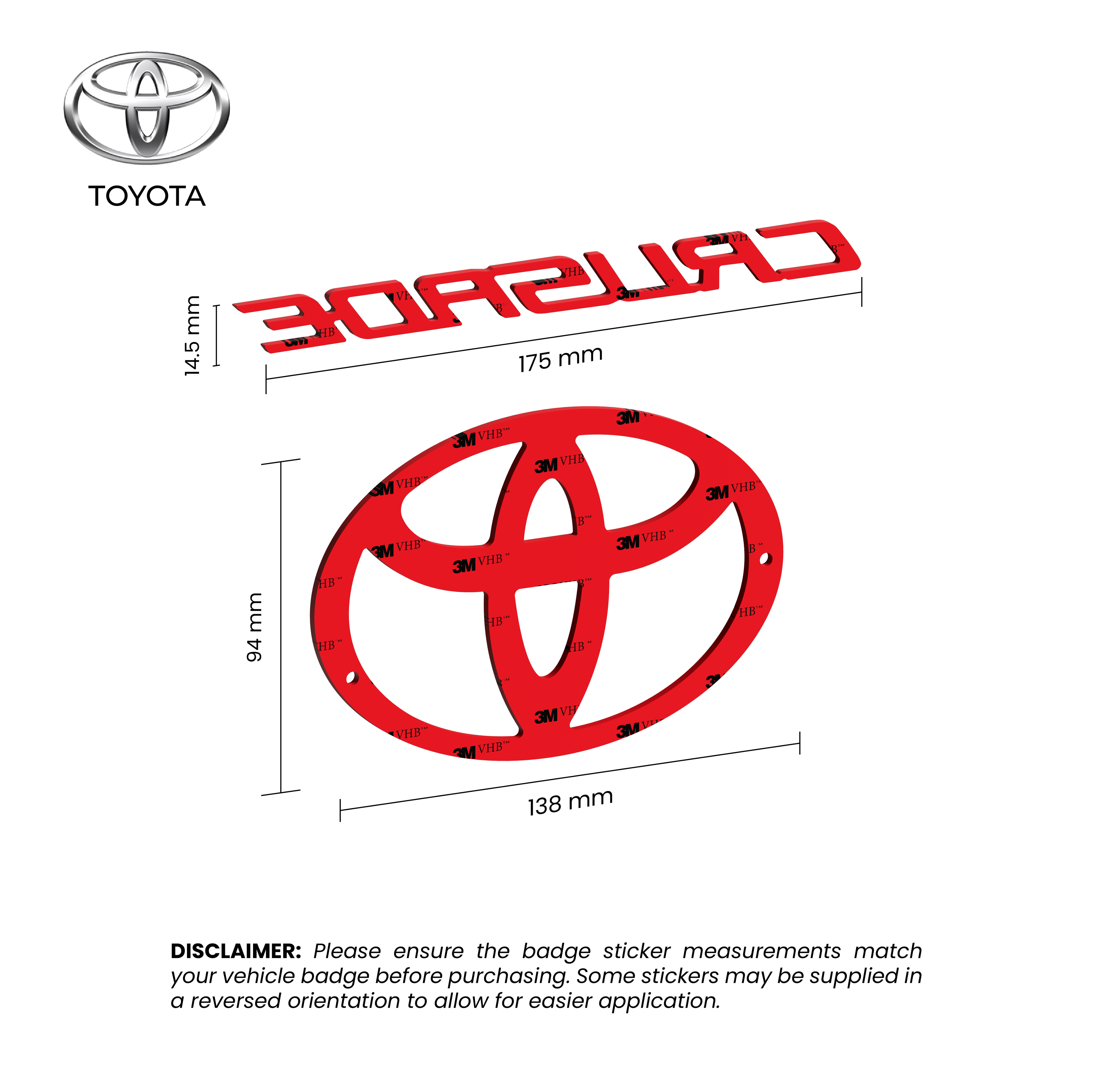 Toyota Fortuner Crusade Tape