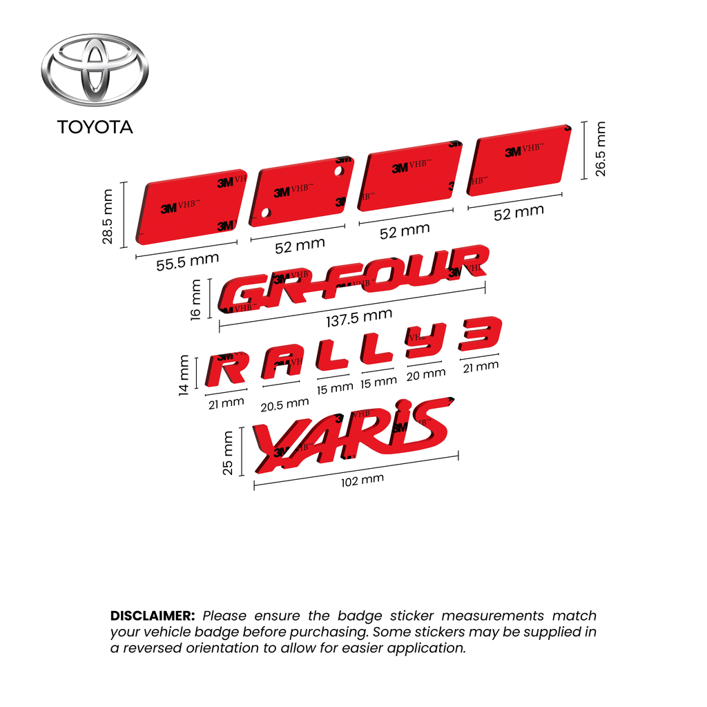 Toyota GR Yaris Tape